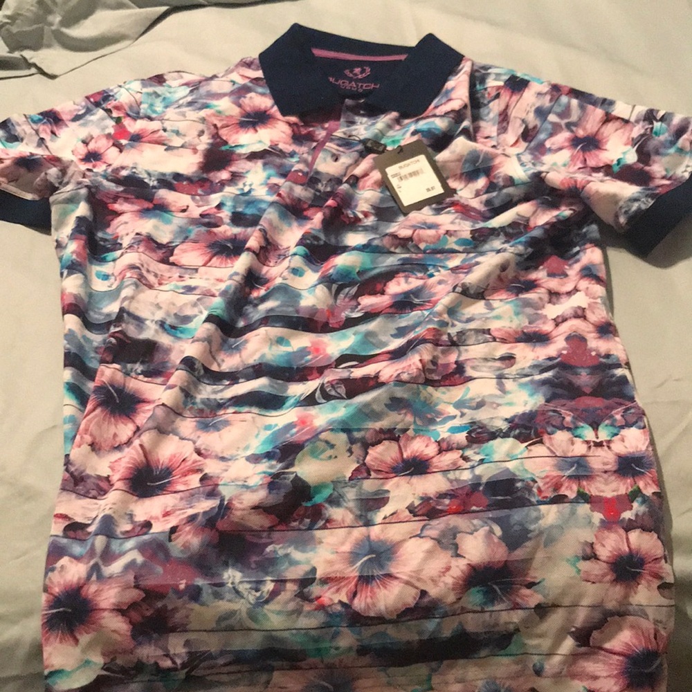Bugatchi floral polo
